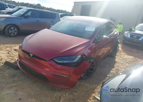 2024 Tesla Model X Long Range from USA, damaged, VIN 7SAXCDE54RF440628